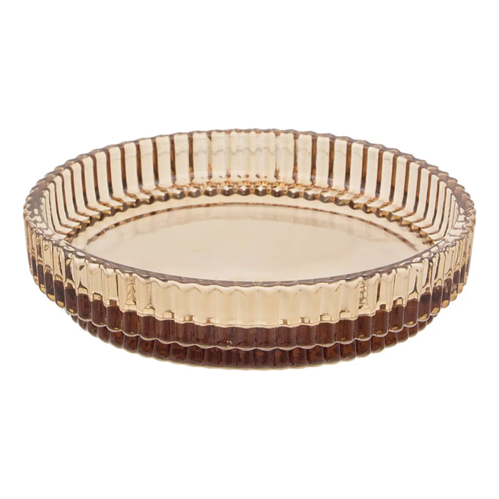 Porte-savon Solis rond D.11cm ambre