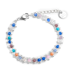 Pulsera Yub acabado rodio