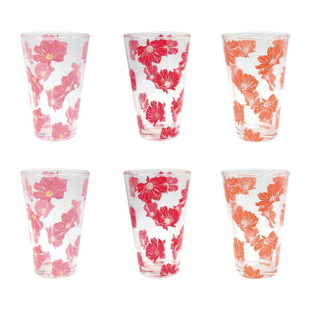 Set de 6 verres, OPHELIA