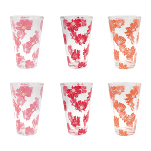 Set de 6 verres, OPHELIA