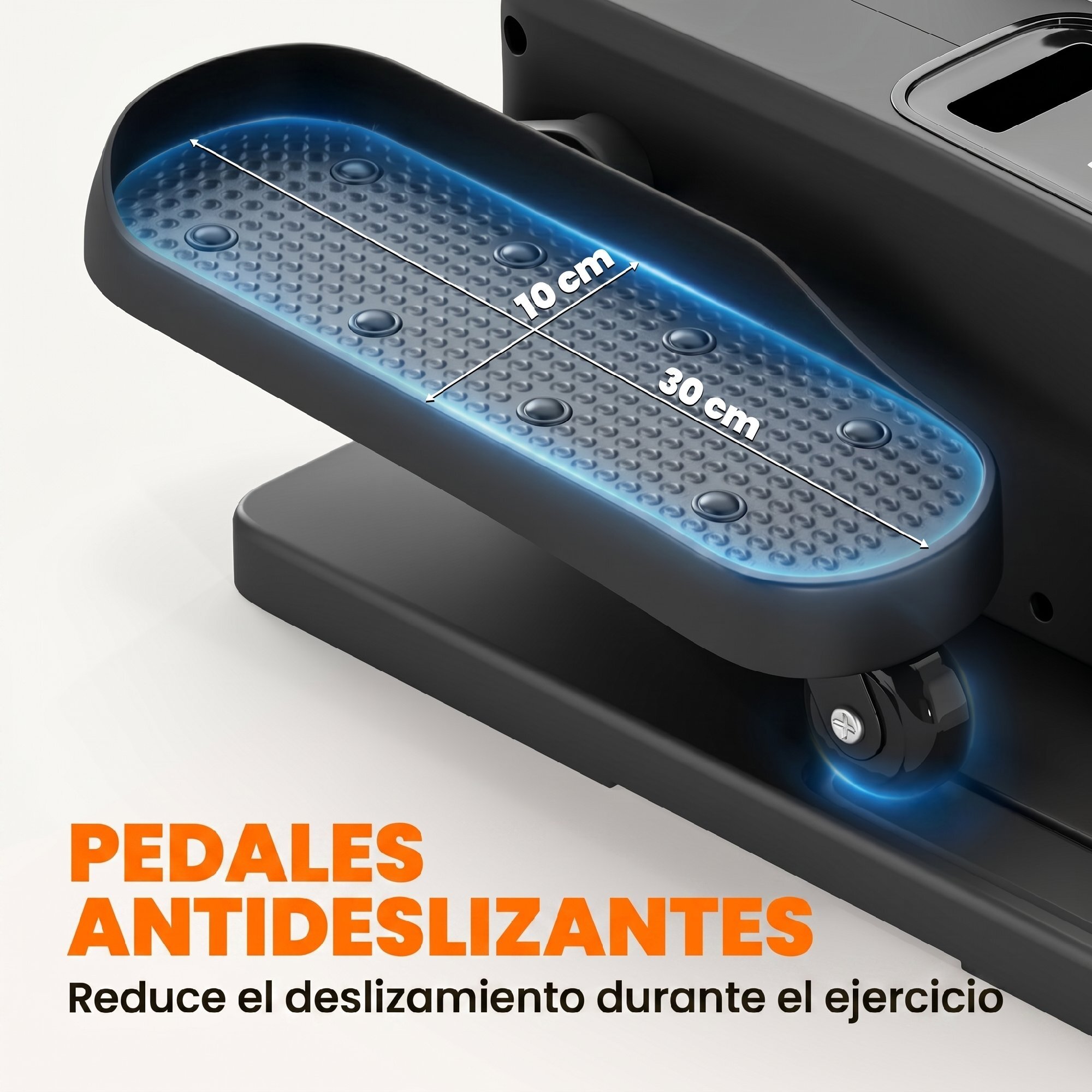 Mini Elíptica Eléctrica para Personas Mayores con 12 Velocidades, 12 Programas Automáticos, Control Remoto, Pedaleador Eléctrico Silencioso Portátil con Pantalla LED y Pedales Antideslizantes