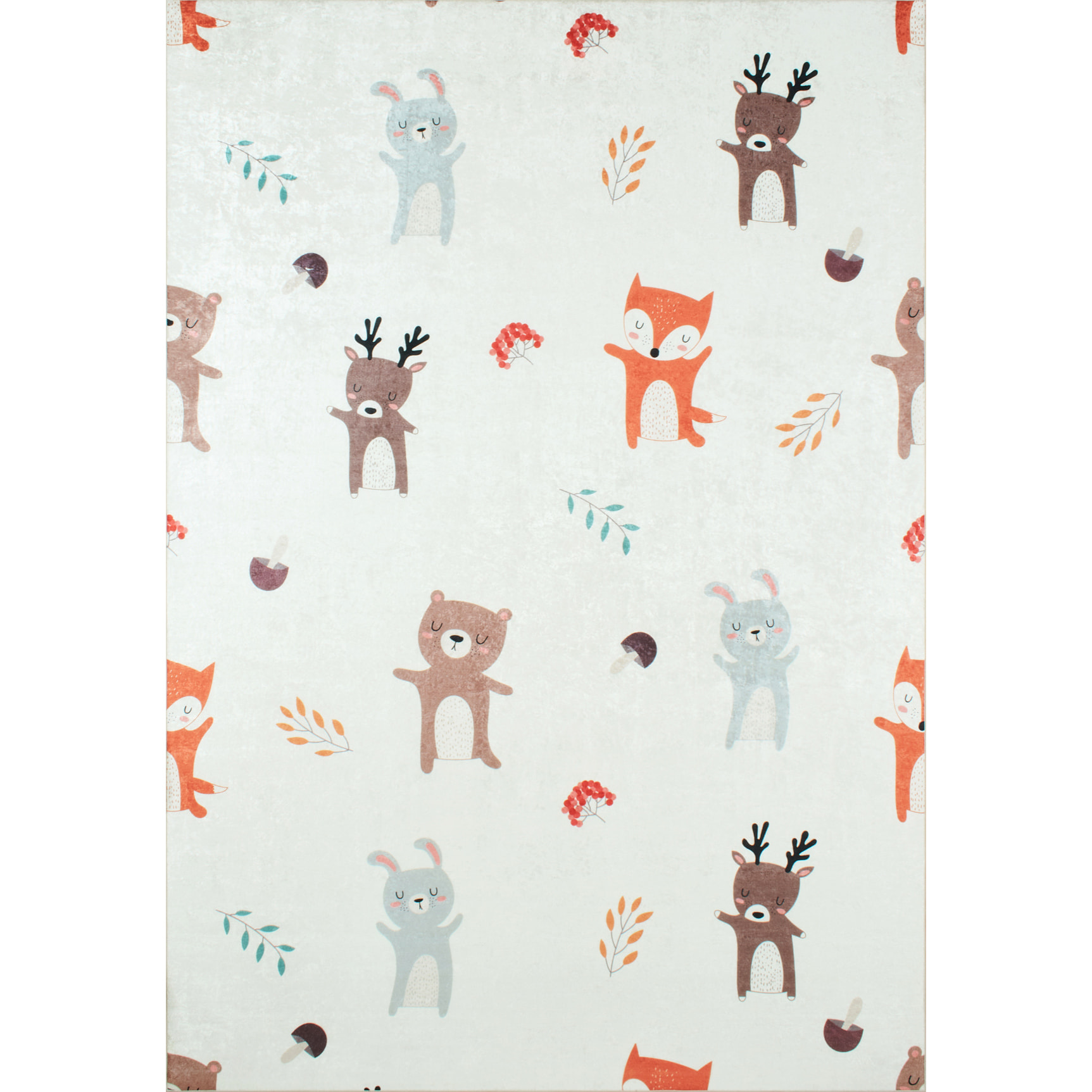 HAPPY - Tapis animaux pour chambre enfant et bébé