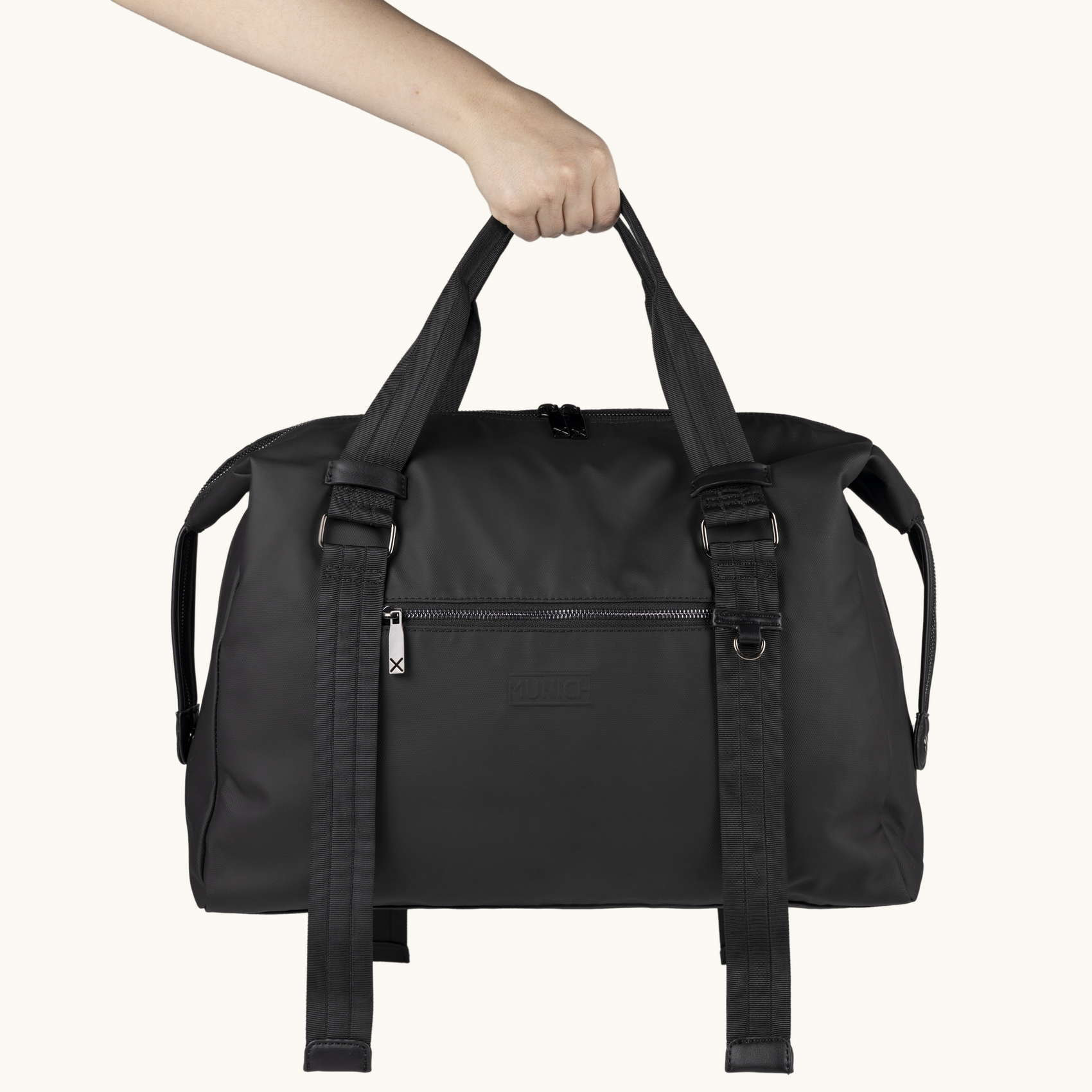 Bolso de Viaje Sostenible Negro PEAK RECYCLED WEEKENDER