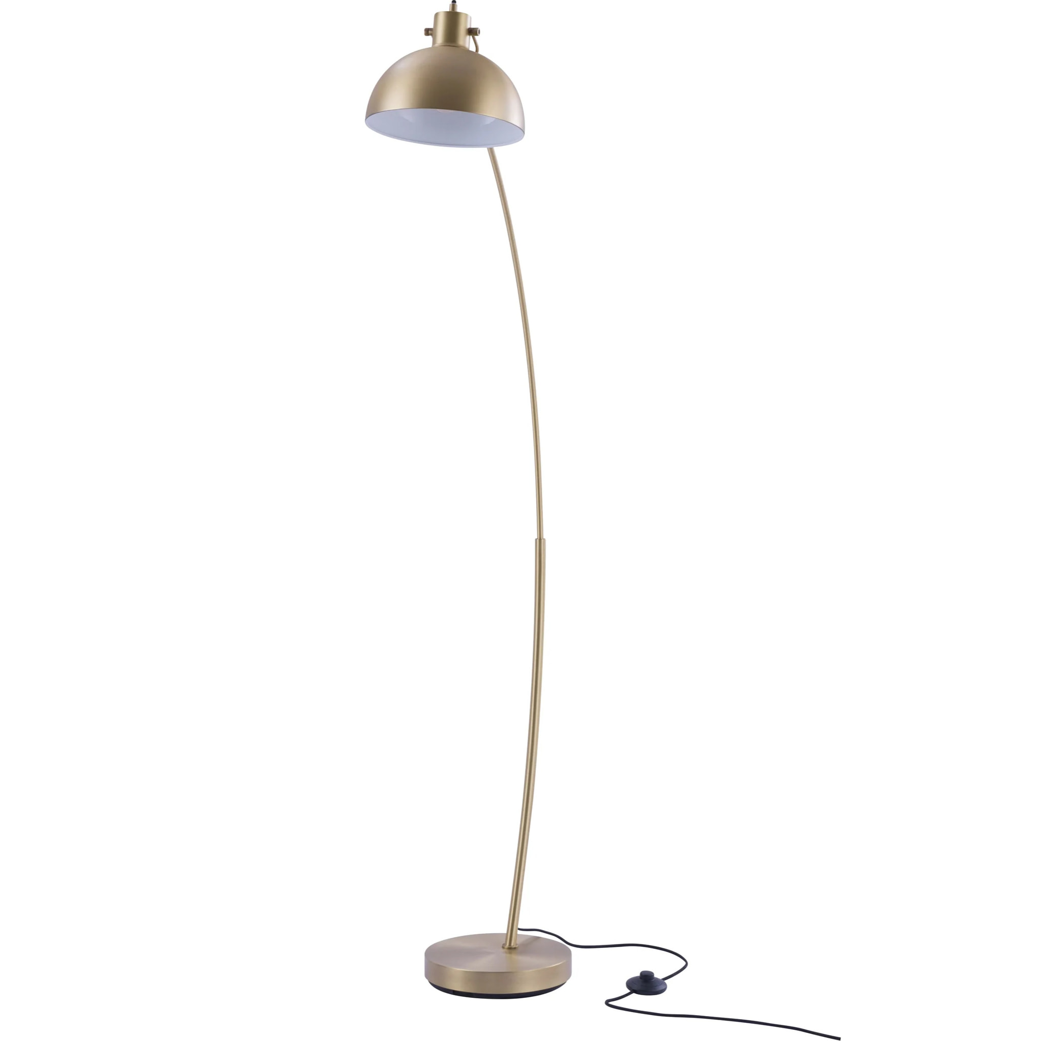 Lampadaire en métal couleur laiton - Jersey