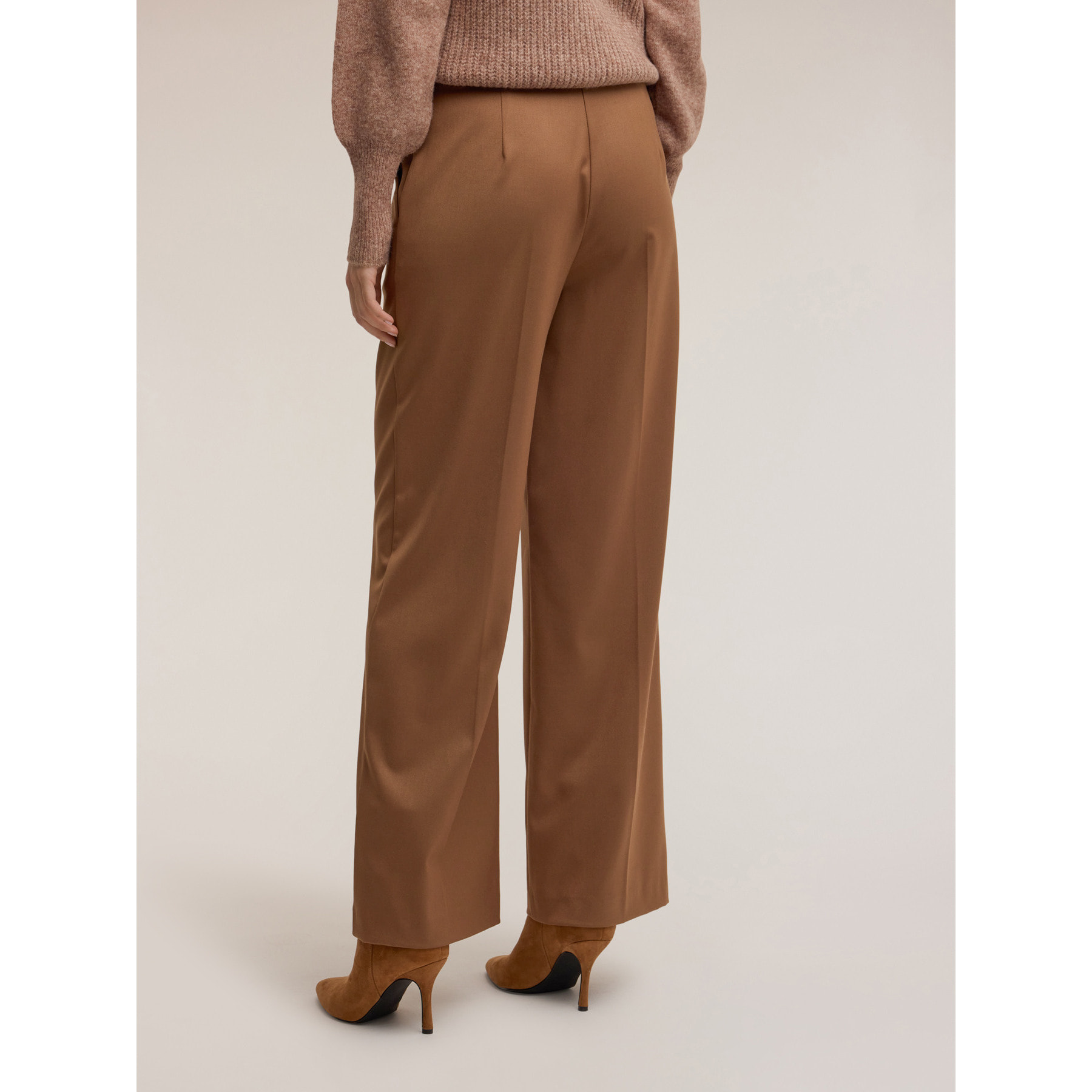 Motivi - Pantaloni palazzo in poliviscosa - Beige