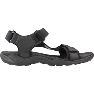 Sandalias Hombre de la marca GEOX  modelo U TERRENO + GRIP Black