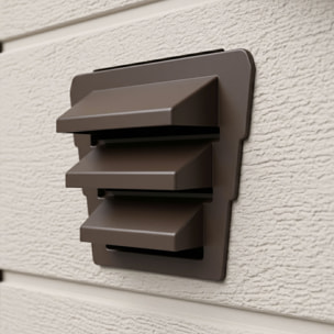Manor Pent 6x4 - Casetta da Giardino 183,50x200,50x111 cm 1 Anta per deposito attrezzi finitura effetto legno graffiato in Resina Beige