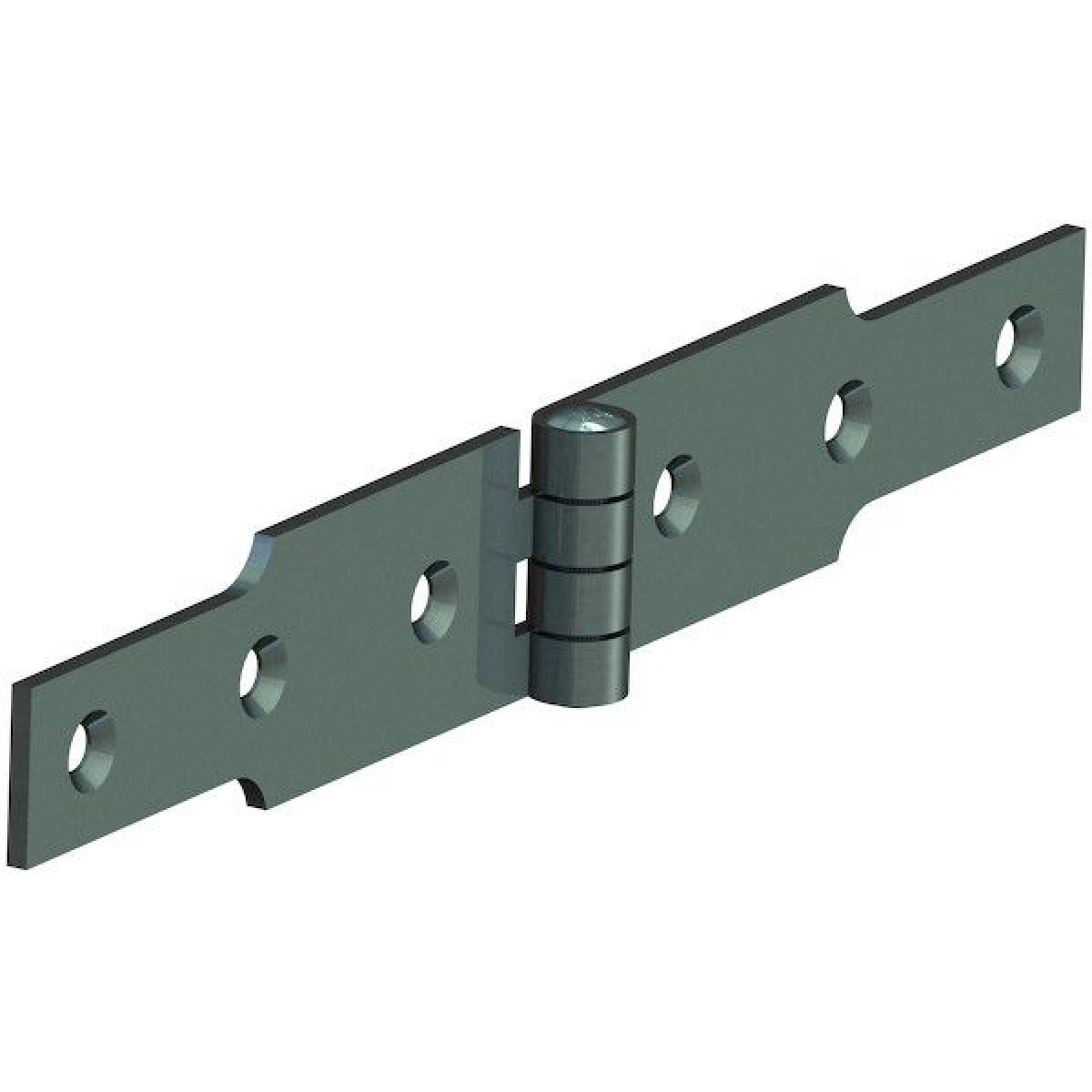 Charnière à congé 1014 MONIN - acier zingué bichromaté - 40 x 250 mm - 427190