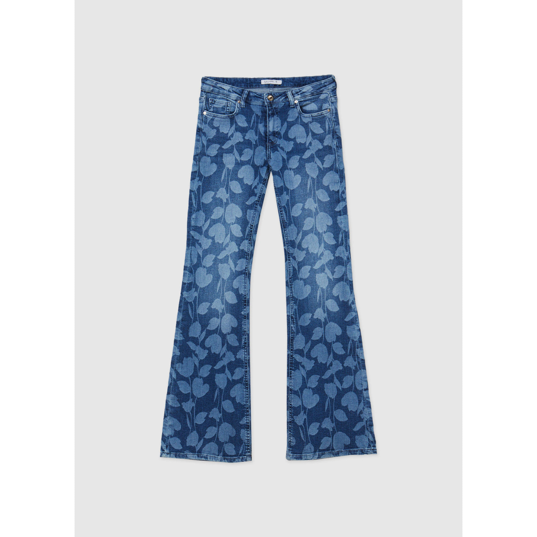 Jeans lungo fiori