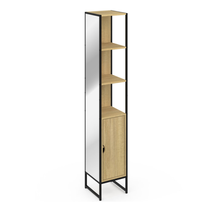 Colonne pour salle de bain Memphis avec miroir 170cm