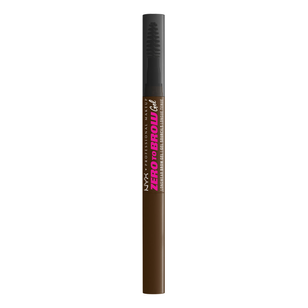 NYX Professional Makeup Gel à Sourcils Teinté Longue Tenue Zero To Brow Gel Chocolate