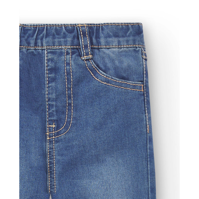 Pantaloni In Denim Da Bambina