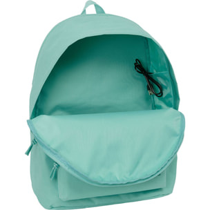 Mochila doble para portatil 15,6"+usb f.c.barcelona chica musgo