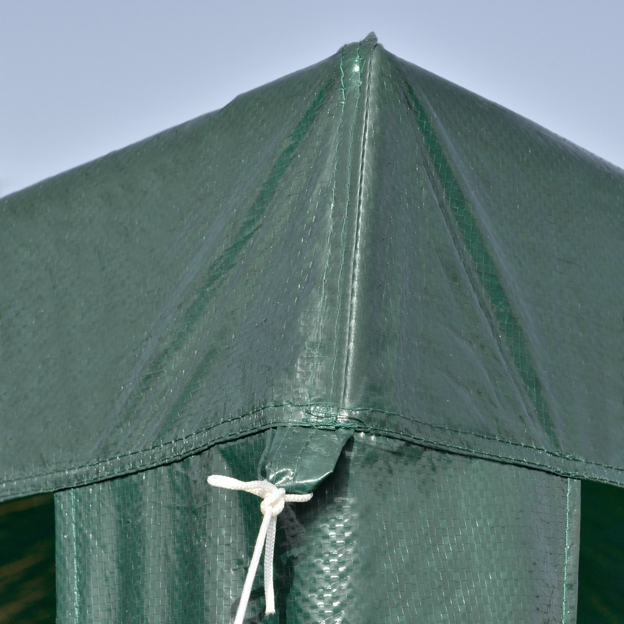 Carpa Desmontable 3x3 m Cenador Pabellón de Jardín con 4 Orificios de Drenaje y Marco de Acero Gazebo para Terraza Patio Exterior Camping Verde