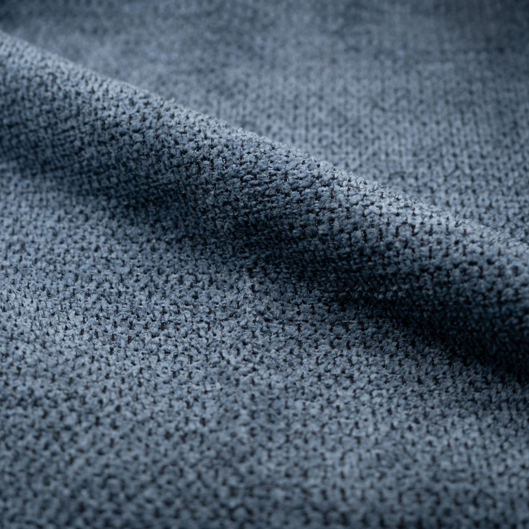 Fauteuil en tissu bleu - Simba