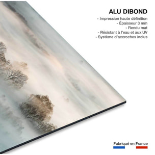 Tableau brouillard hivernal Tableau alu Dibond