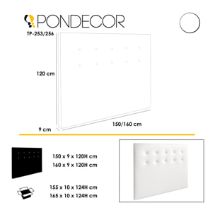 Cabecero NIT - 160x8x120cm