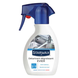 Pack de 4 - Starwax - Detartrant Degraissant Special Evier 250Ml