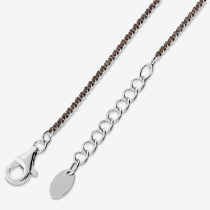 Bracciale Tennis con Cubic Zirconia Champagne 1.2mm