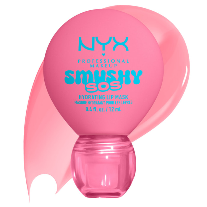 NYX Professional Makeup Smushy SOS Soin lèvres 2-en-1 Baume Jour & Masque Nuit GUAVA GLAZE