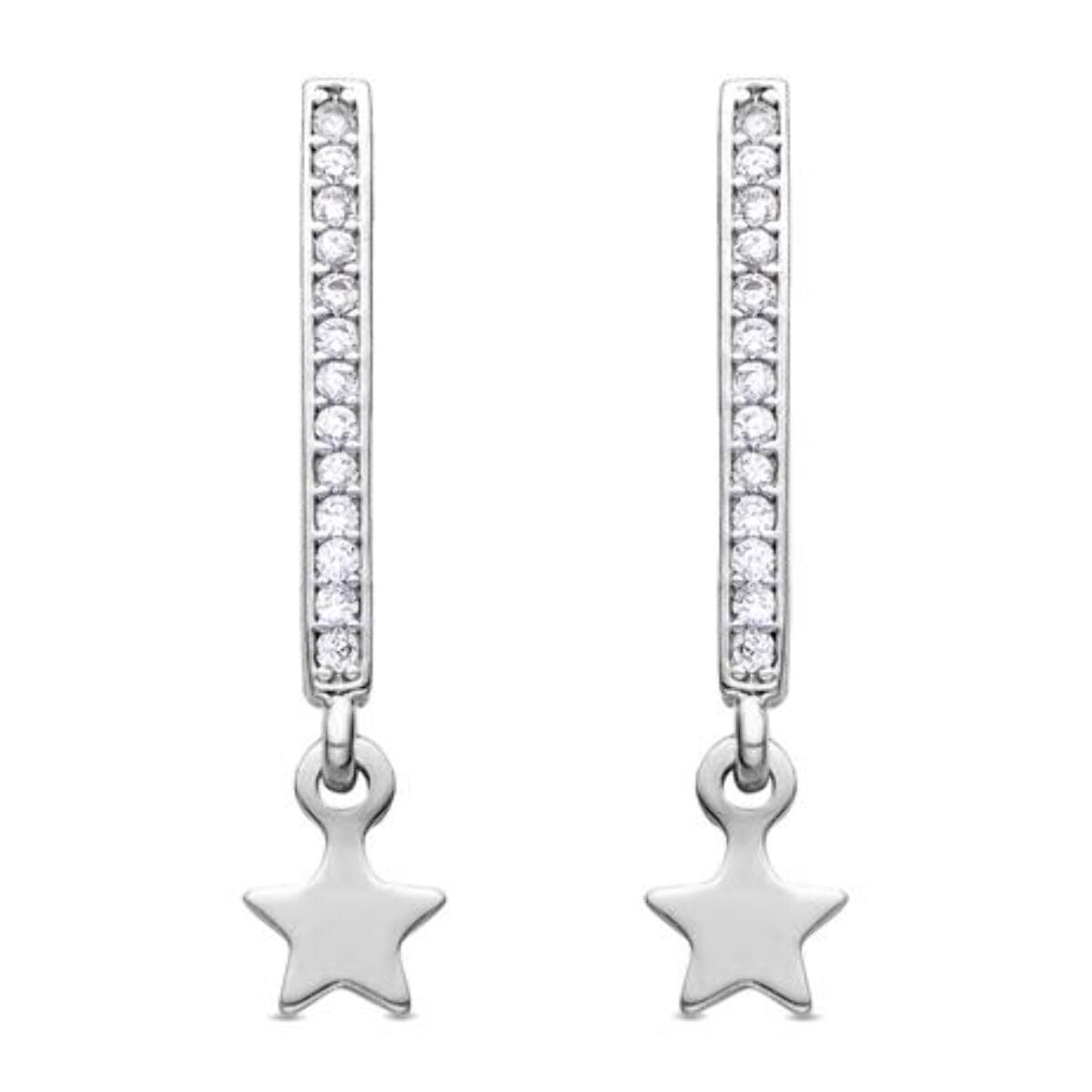 Pendientes Lux by Lux acabados plata