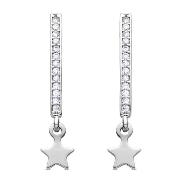 Pendientes Lux by Lux acabados plata