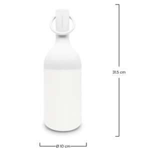 Lampe nomade en plastique blanc - Elo
