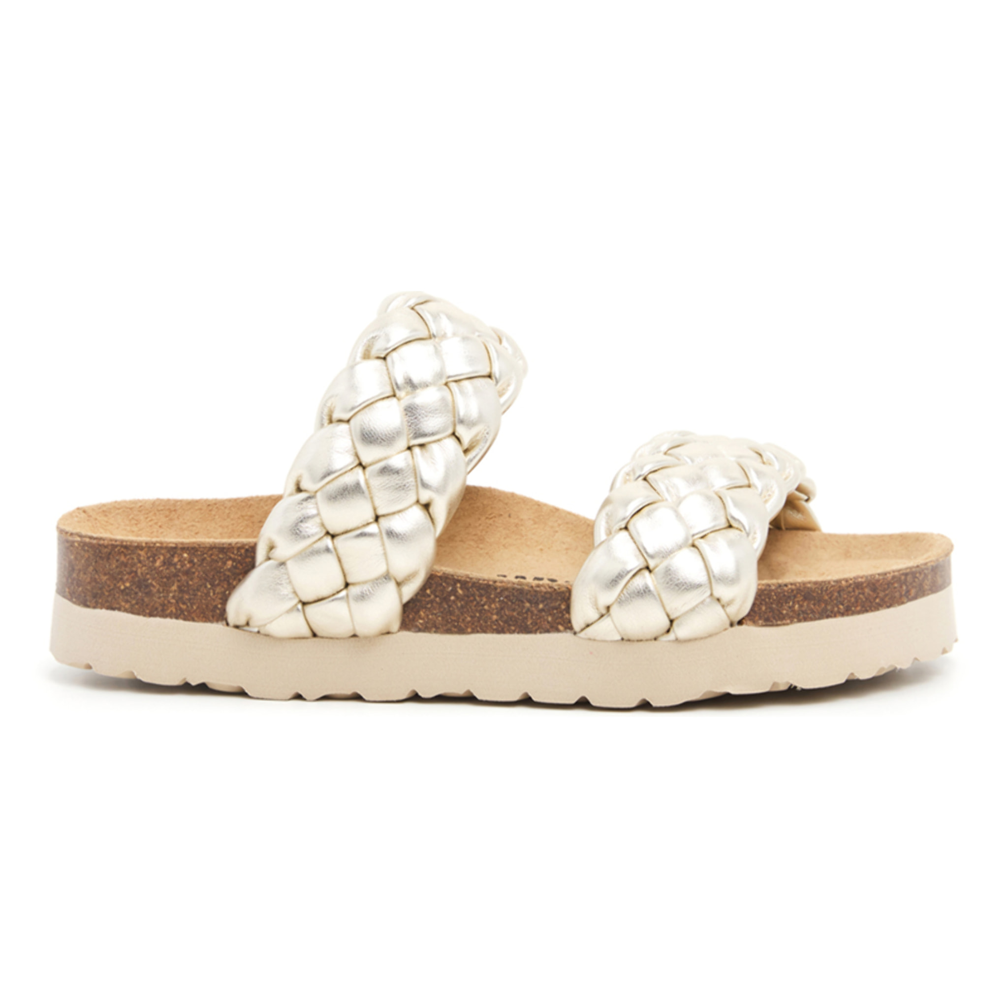 SANDALO CON ZEPPA BILLOWY DORATO