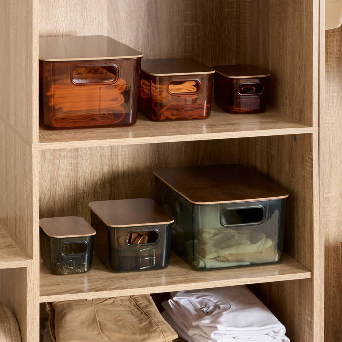 Boîte de rangement avec couvercle Lycia 8L Vert