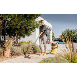 Aspirateur eau et poussière Karcher WD 5 V-25/5/22 - Puissance 1100W- Capacité 25L- Cuve plastique- Flexible 5m- Nettoyage du filtre