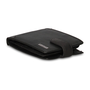 Portafoglio uomo in vera pelle - Modello Erebus Pro - Casual - 12.5 x 10.0 x 2.5 cm