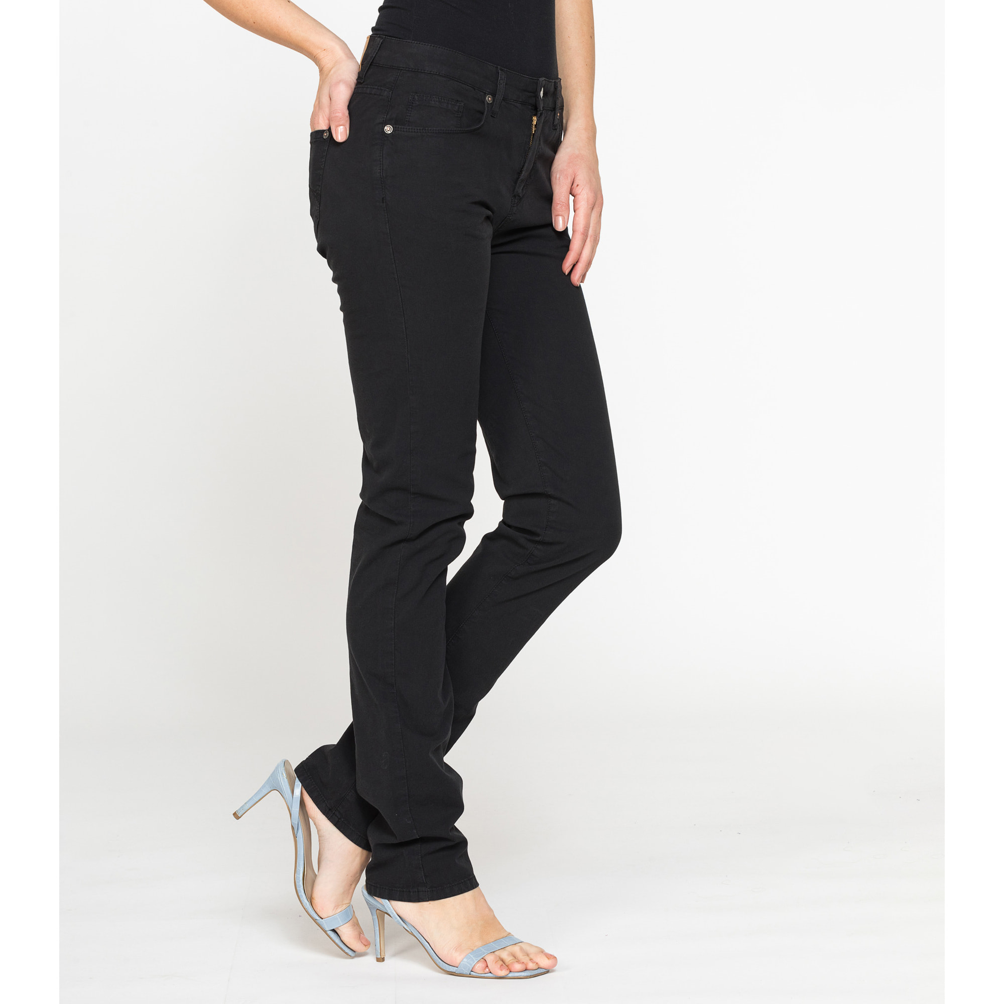 PANTALONI COLORATI IN TELA STRETCH