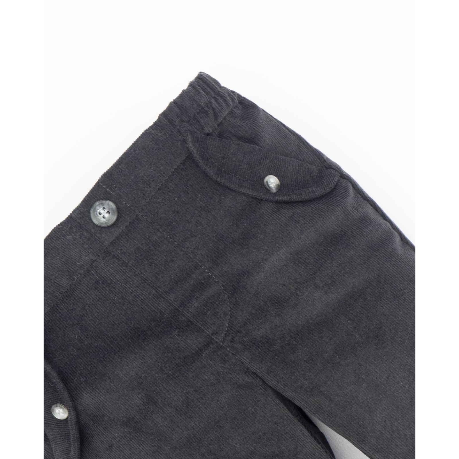 Pantalón con bolsillo pana marengo