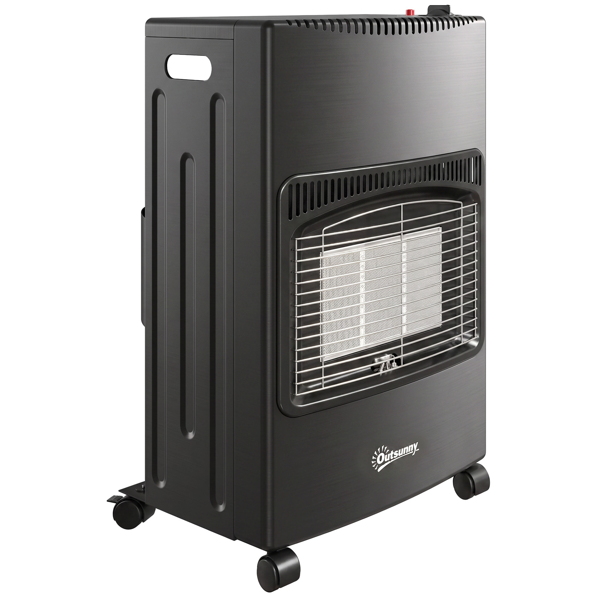 Chauffage au gaz 4200W infrarouge pliable 3 puissances système ODS noir