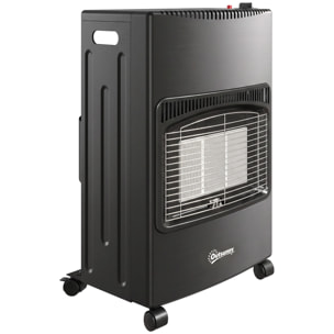 Chauffage au gaz 4200W infrarouge pliable 3 puissances système ODS noir