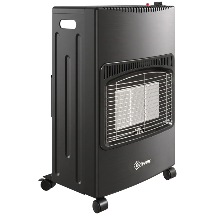 Chauffage au gaz 4200W infrarouge pliable 3 puissances système ODS noir