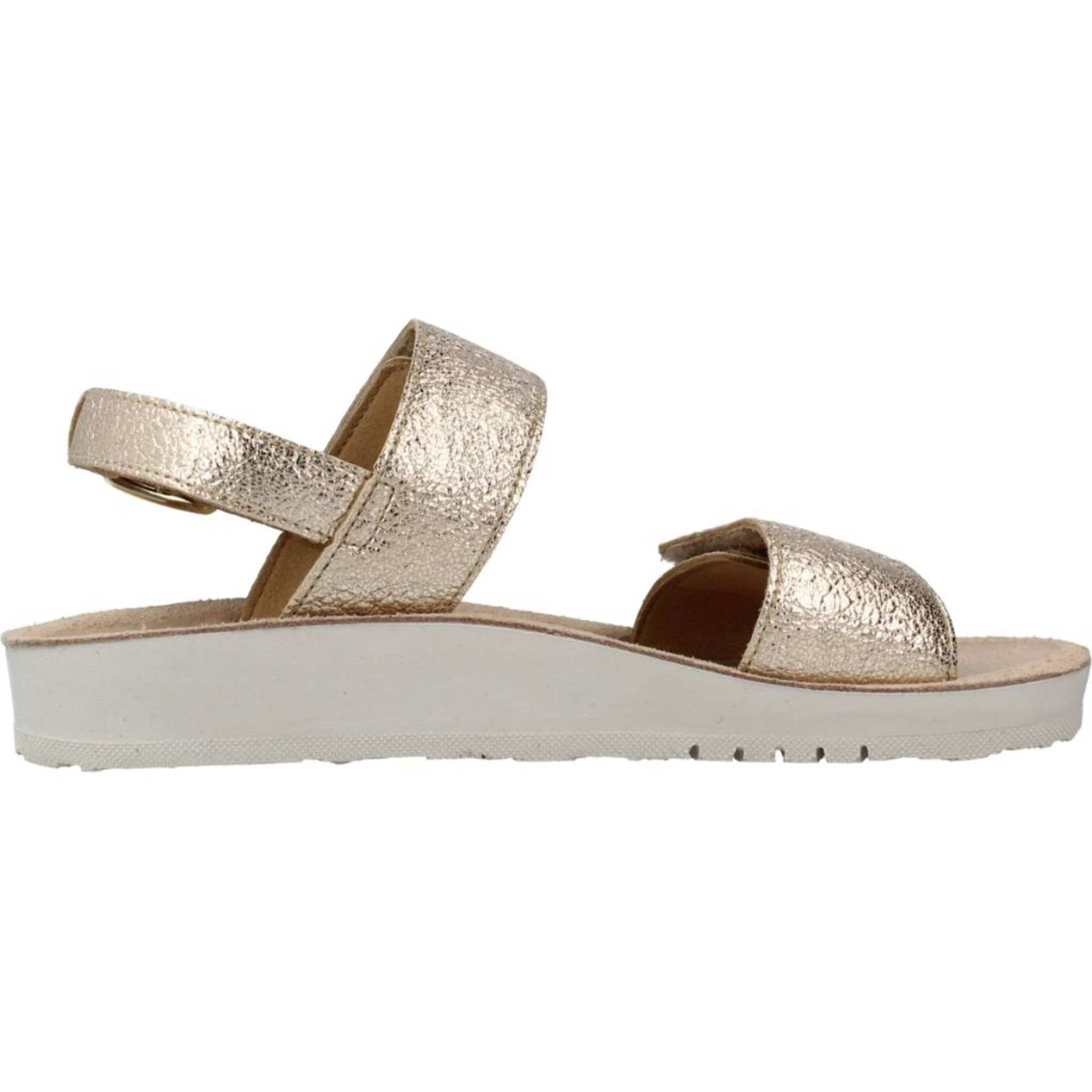 Sandalias Niña de la marca GEOX  modelo J SANDAL COSTAREI GI Gold