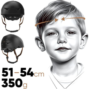 Casque CASR Classico noir et marron taille S