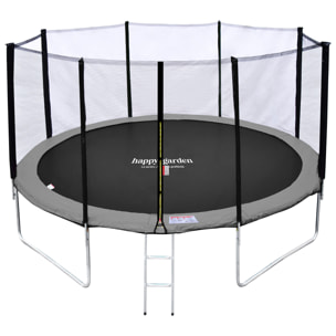 Trampoline réversible avec accessoires -