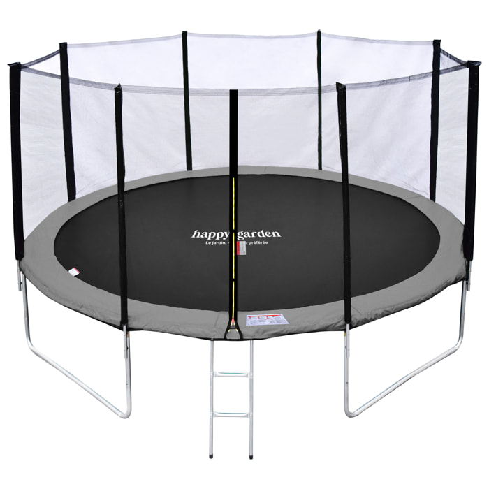 Trampoline réversible avec accessoires -
