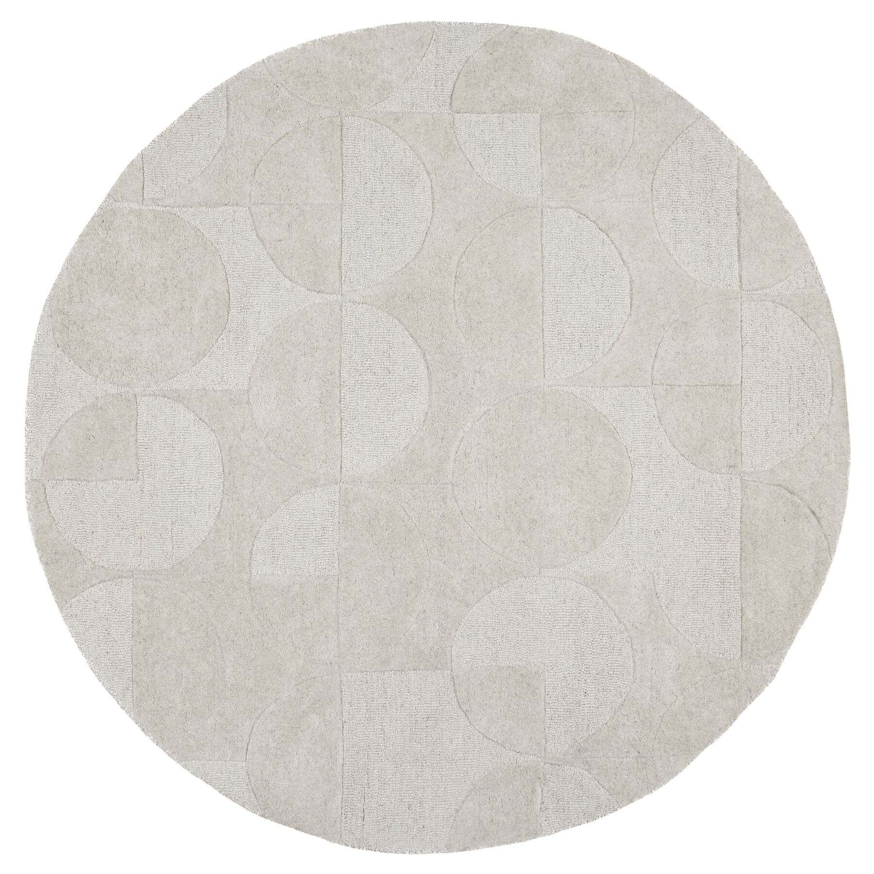 Tapis en laine rond GIGI