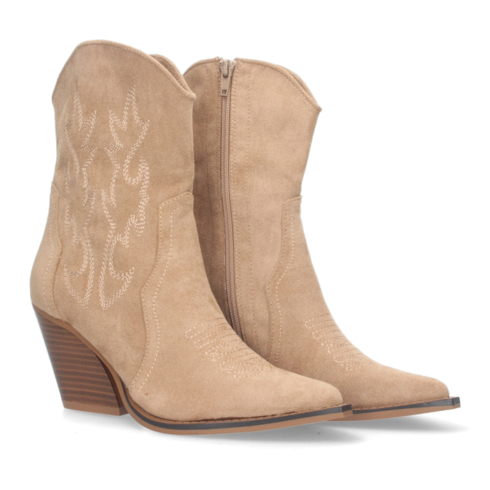 Botin de Tacon Campero para Mujer