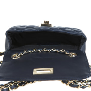 Chicca Borse Borsetta Clutch Blu