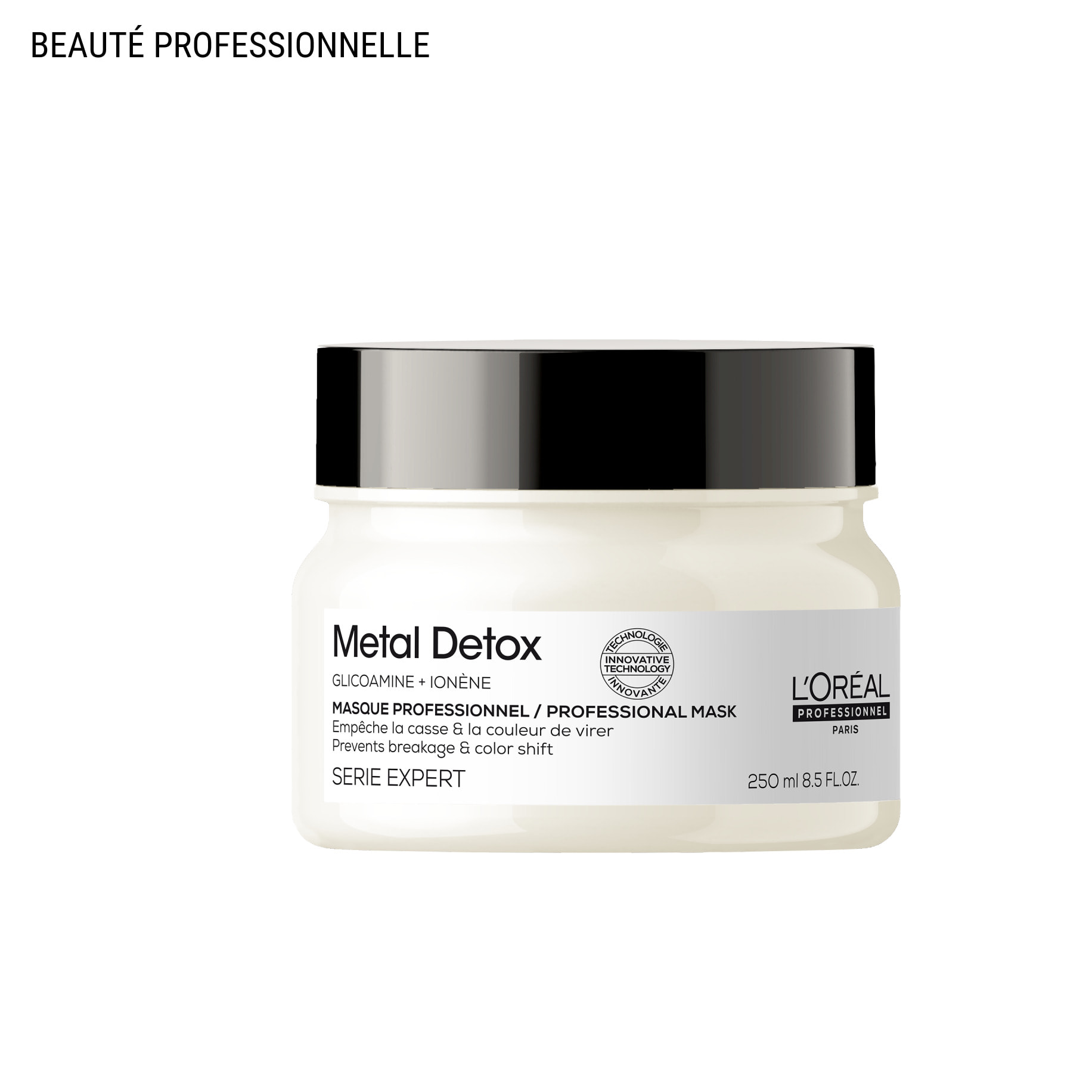 Masque Metal Detox Cheveux Sensiblisés & Cassants 250ml - Série Expert