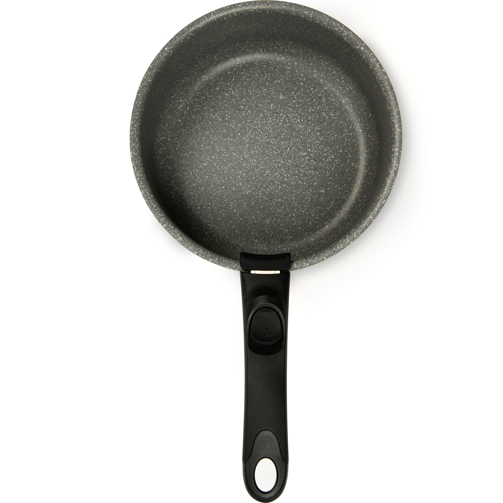 Set 3 Casseruole (16-18-20 Cm) con Manici Removibili Excelsa- Country Rock, Alluminio Grigio