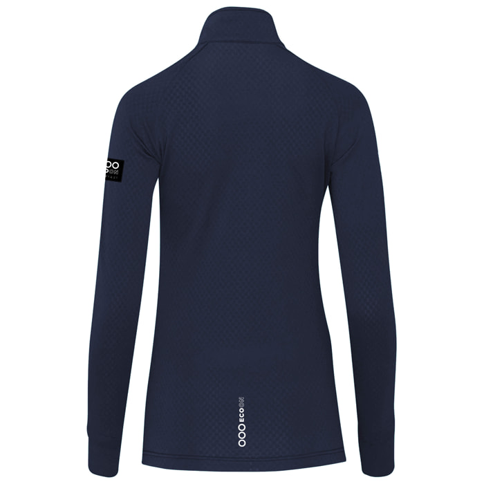 Camiseta técnica para mujer ECOON La Pastourelle - Azul Marino