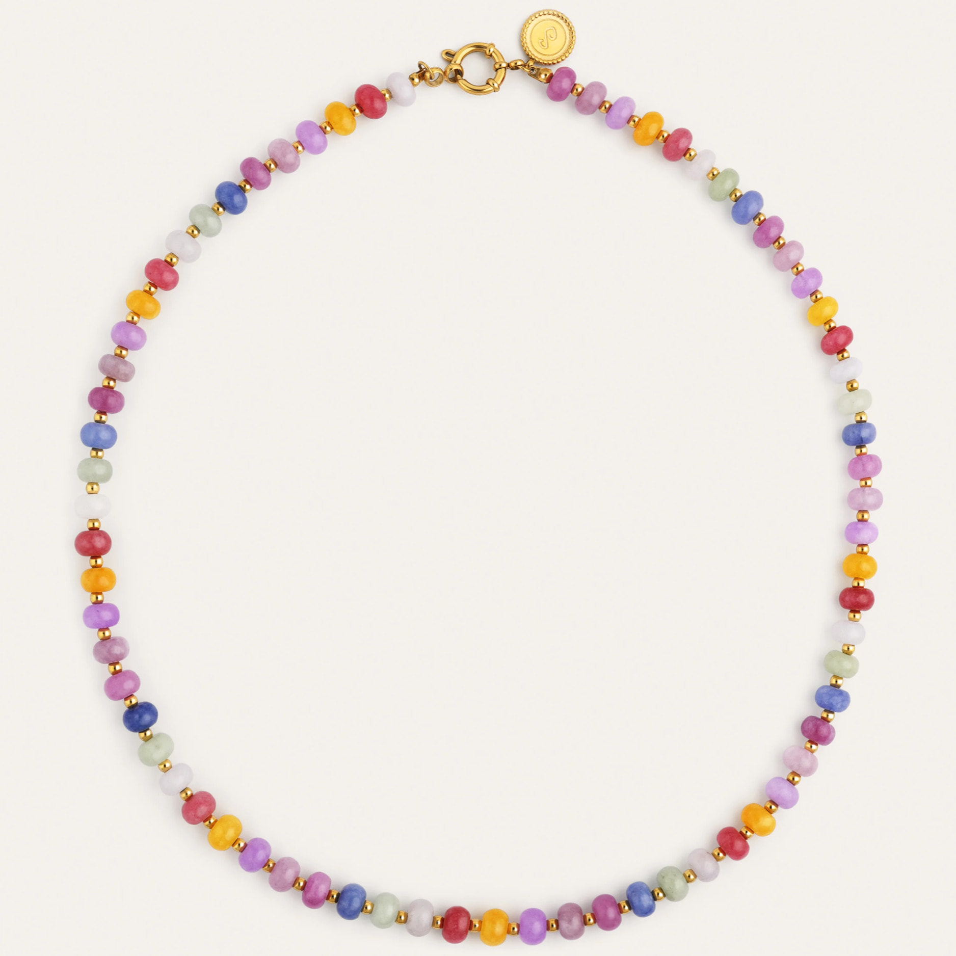 Collana Bali Stones Acciao Placcato Oro