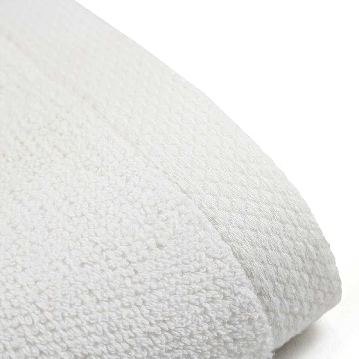 INTRECCI HOME Set Bagno 2 Asciugamani Ospite, in Puro Cotone 500 g,Morbidezza Extra, Assorbenza Superiore, Elegante e Durevole