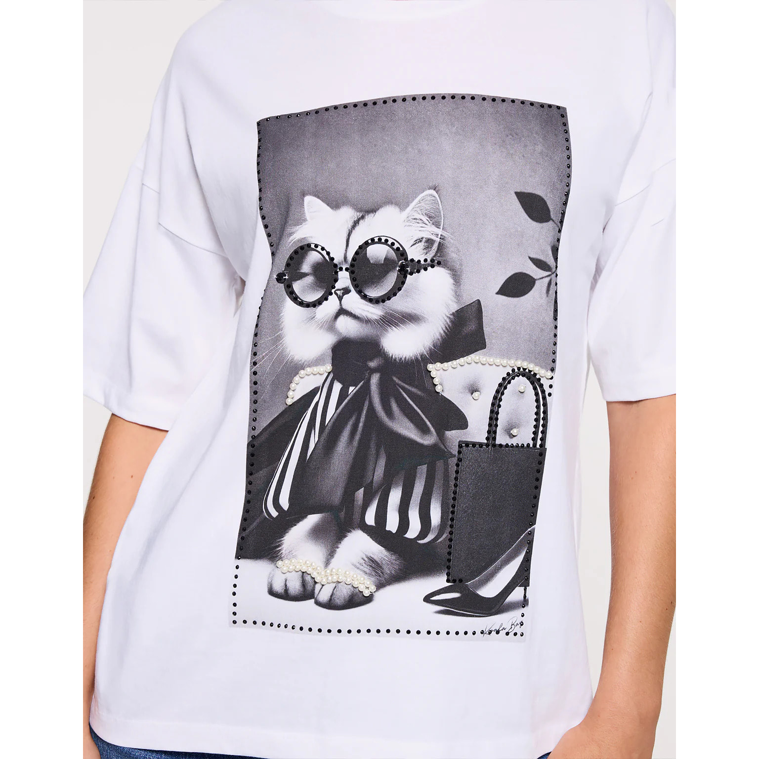 Camiseta Manga Corta Blanco - Gatet