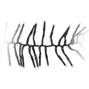 Luces de navidad led blanco cálido con controlador 8 funciones